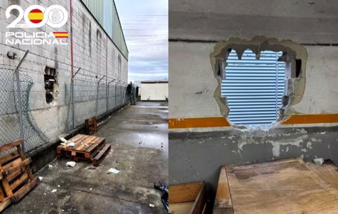 Detenidos en Vizcaya cuatro miembros de una banda criminal por el robo de 6.000 kilos de cobre en una empresa