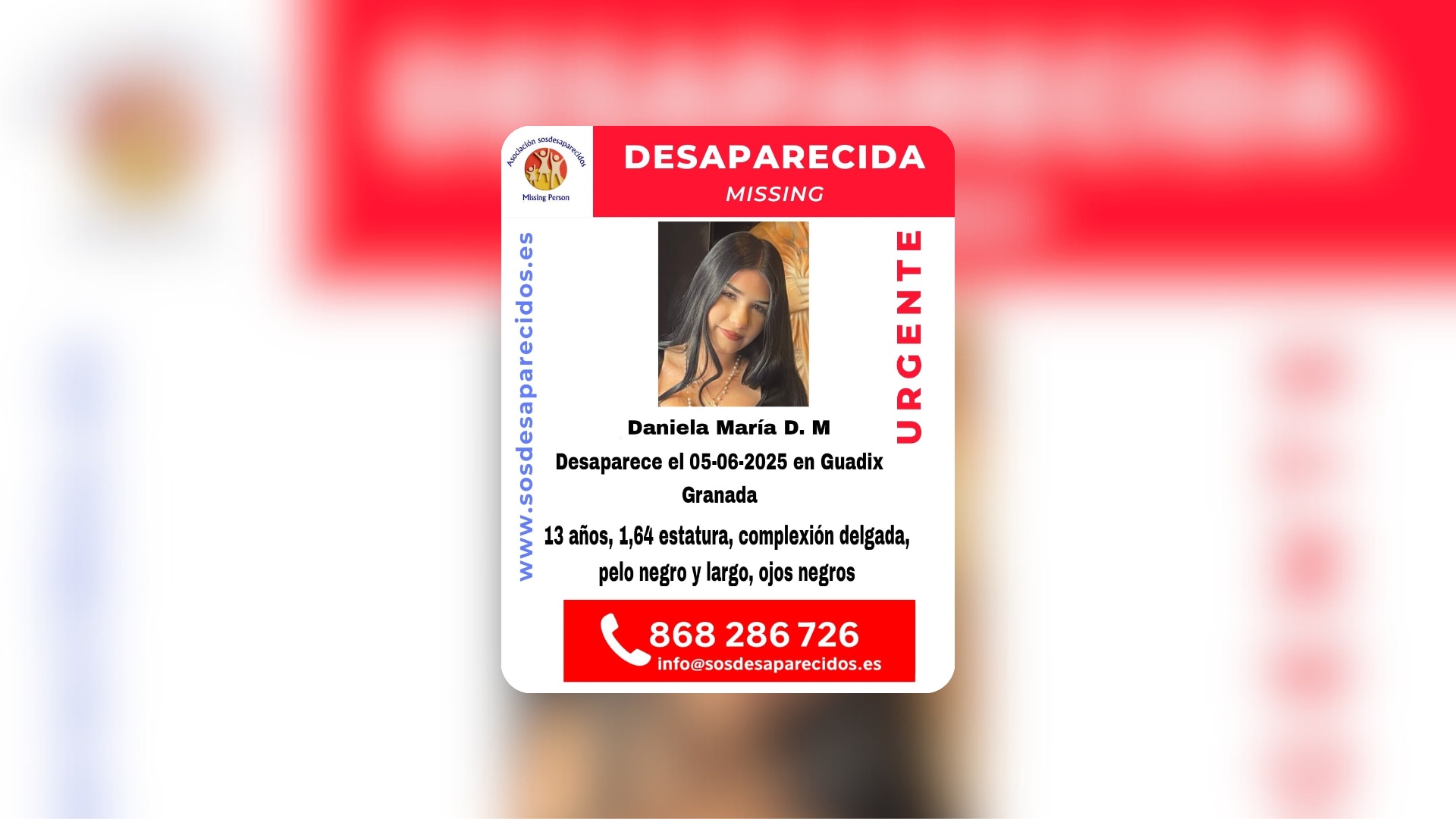 Persona desaparecida
