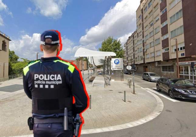 Detenido un sin techo en Terrassa tras atacar a una patrulla de la Policía Municipal con una piedra