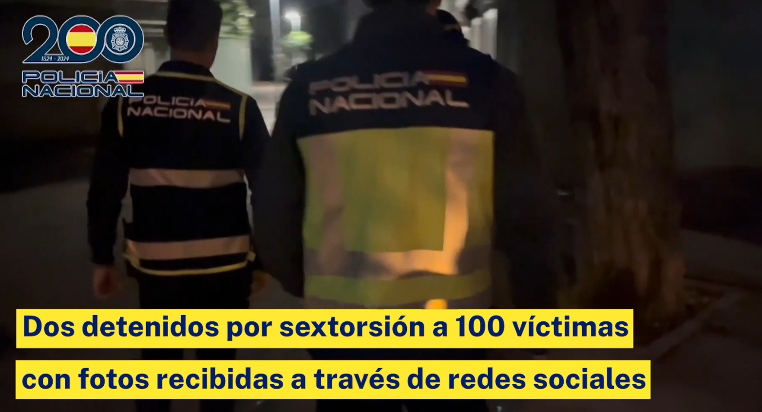 La Policía Nacional detiene en Madrid a dos hombres por sextorsionar a más de 100 víctimas, incluidos tres menores