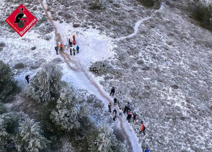 Rescate aéreo en el Montcabrer: Evacuado un senderista de 54 años con fractura de tobillo