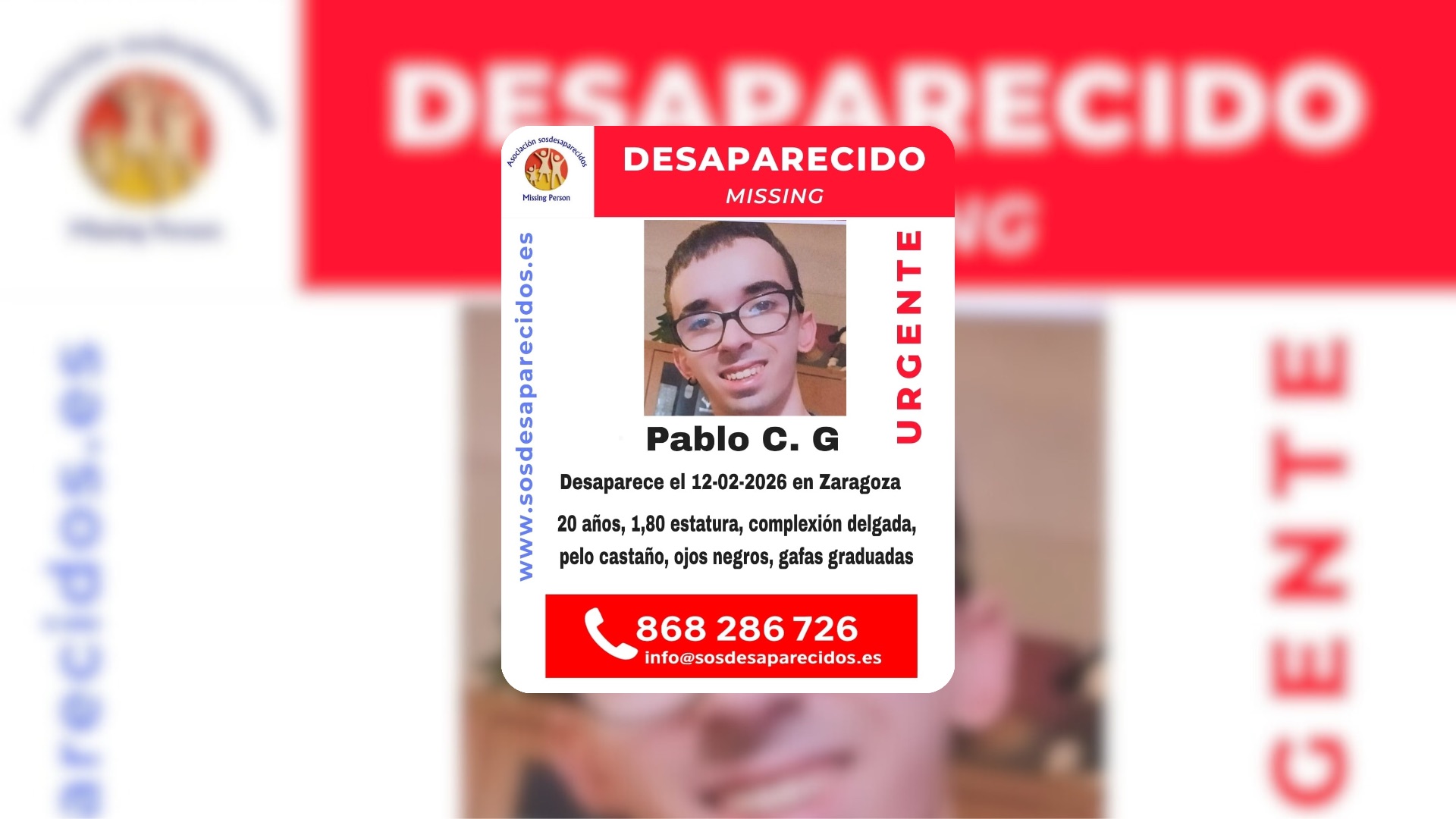 Persona desaparecida